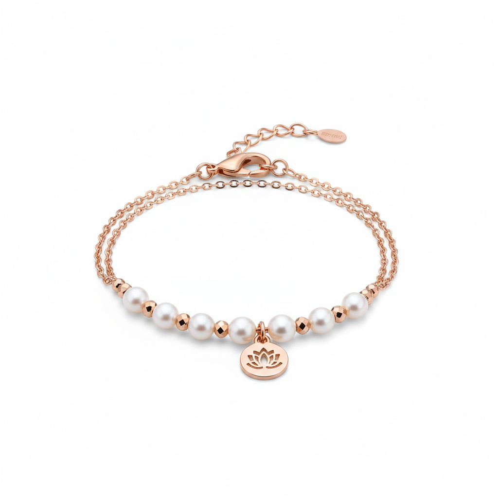 Elegant Petal Pearl Bracelet